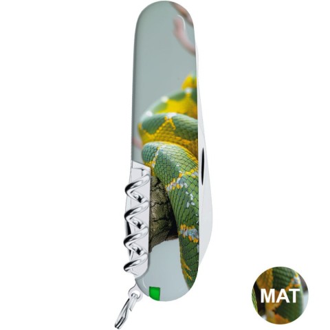 Ніж Victorinox Climber Zodiac 91мм,14функ ,Зелена змія