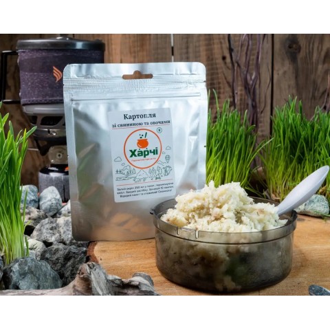 Сушеная еда Харчі Картофель со свининой и овощами