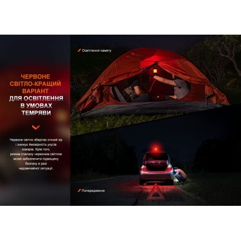 Ліхтар кемпінговий Fenix CL26R Pro, мармуровий білий