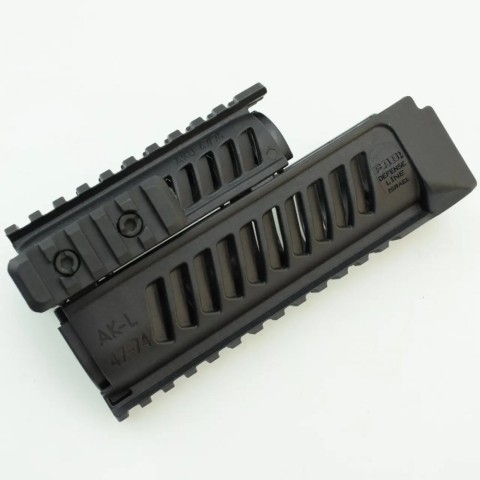 AKL47B Цівка тактична FAB для AK 47/74, 4 планки, чорна