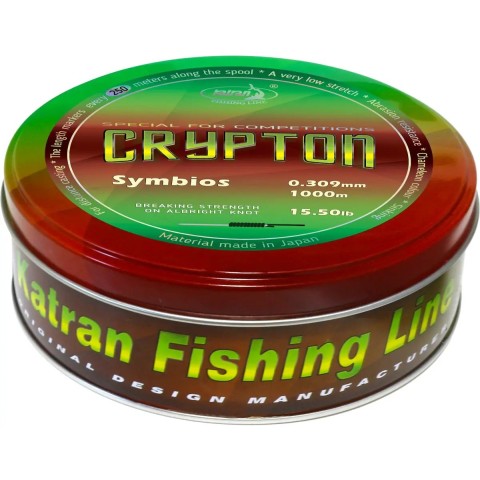 Волосінь Katran Crypton Symbios 1000m (camo-neon) 0.309mm 15.5lb/7.03kg