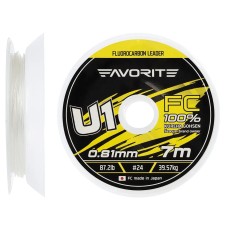 Флюорокарбон Favorite U1 FC 7m #24/0.81mm 87.2lb/39.57kg