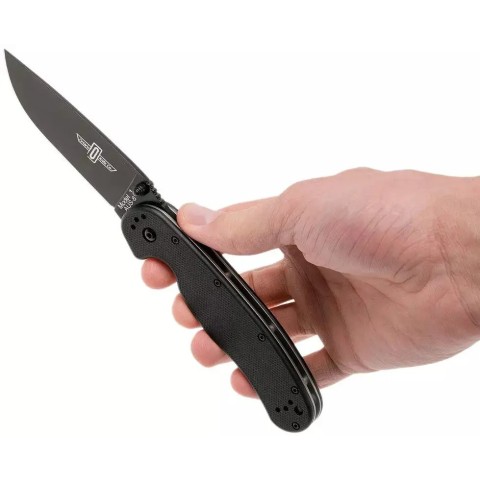 Нож Ontario Knife RAT I AUS-8 BB Black