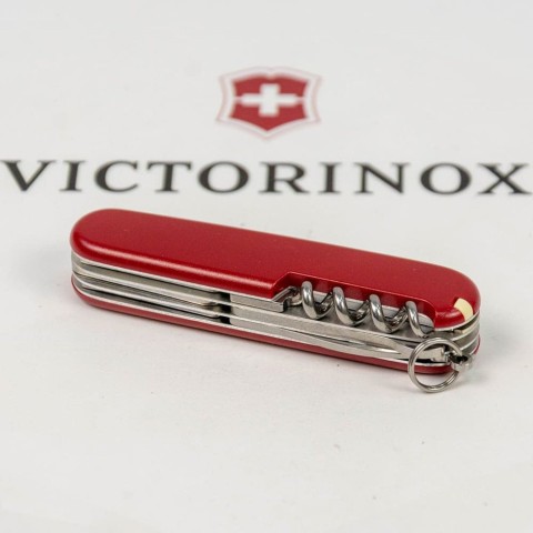 Ніж Victorinox Climber Mat 91мм,14функ,черв мат,жовт.лого