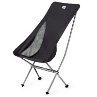 Крісло складане Naturehike Stellaluna L04 CNK2450JJ015, розмір L, алюміній, чорне