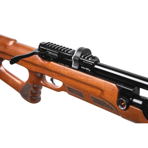 Пневматична Редукторна PCP гвинтівка  Aselkon MX9 Sniper Wood  кал. 4.5