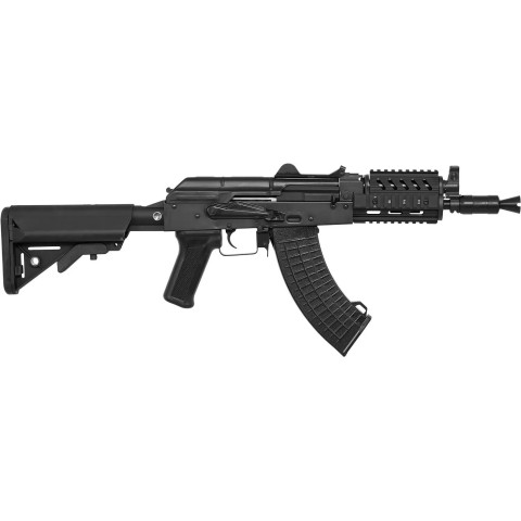 Страйкбольная винтовка LCT АКС-74У AEG 6 мм тактический обвес и приклад М-серии