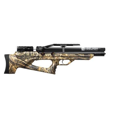 Пневматическая Редукторная PCP винтовка  Aselkon MX10-S Camo Max 5  кал. 4.5