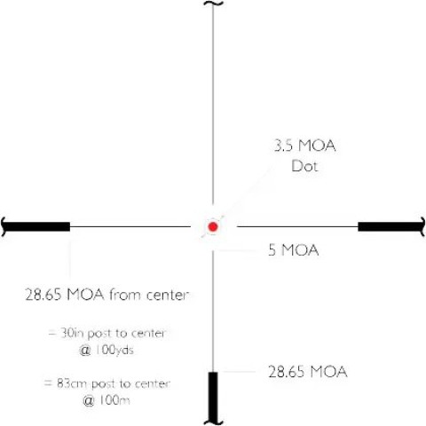 Прицел Hawke Vantage 30 WA 1.5-6х44 , 30 mm, L4A Dot, подсветка
