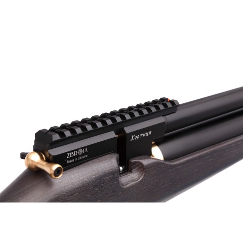 Гвинтівка пневматична PCP ZBROIA Хортиця Classic 4.5m чорна