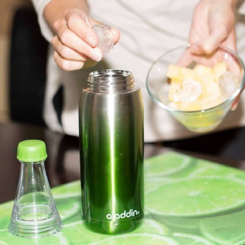 Термопляшка Aladdin для напоїв Fresco Twist & Go 0.6 л фіолетова