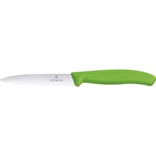 Нож кухонный Victorinox SwissClassic, серрейтор,10 см,зеленый