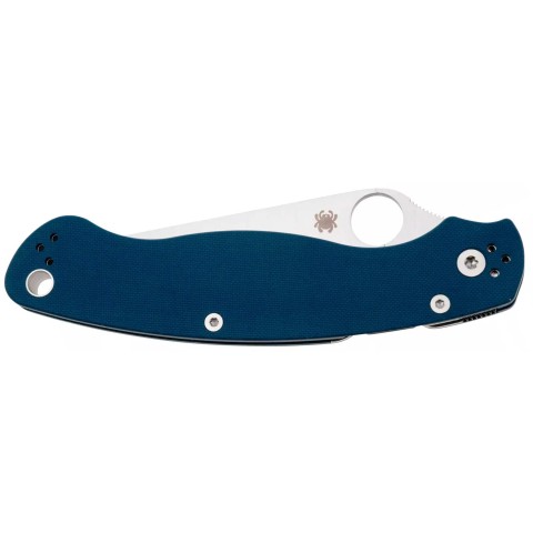 Нож Spyderco Military 2, CPM SPY27, G-10 ц:cobalt blue