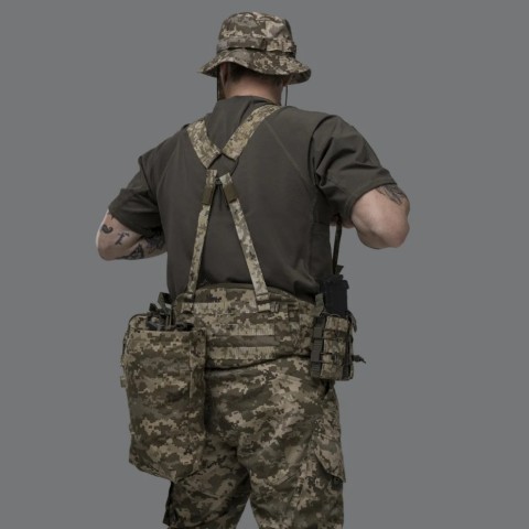 Тактичний розвантажувальний пояс Ukrarmor S/M Піксель