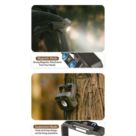 Ліхтар прожектор Naturehike CNK2300012, коричневий