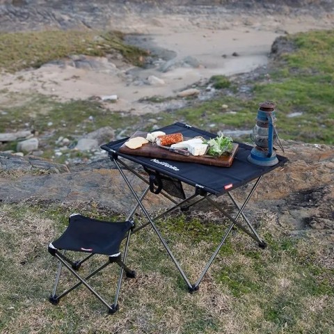 Стіл розкладний Naturehike NH20JJ020,1680D Oxford / алюміній, Розмір L, чорний