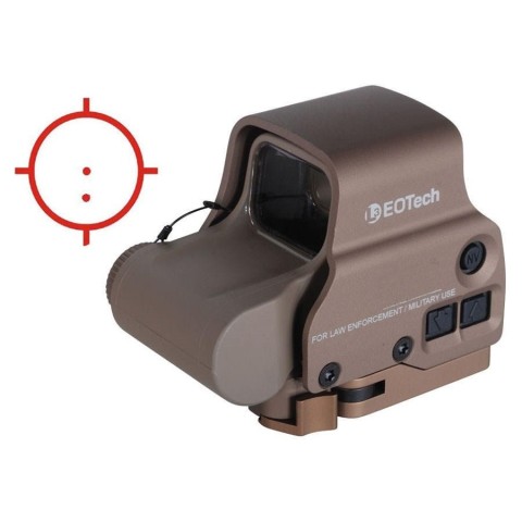 Приціл коліматорний EOTech 68MOA/1MOA пісочного кольору, з 2 точками, сумісний з NV (EXPS3-2TAN)