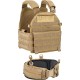 Жилет тактический Defcon5 Carrier Vest с поясом Coyote tan