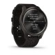 Смарт-часы Garmin vivomove Style с графитовым корпусом и черным ремешком