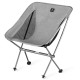Стілець складаний ультралегкий Naturehike Stellaluna L04 CNK2450JJ015, розмір М, алюміній, сірий