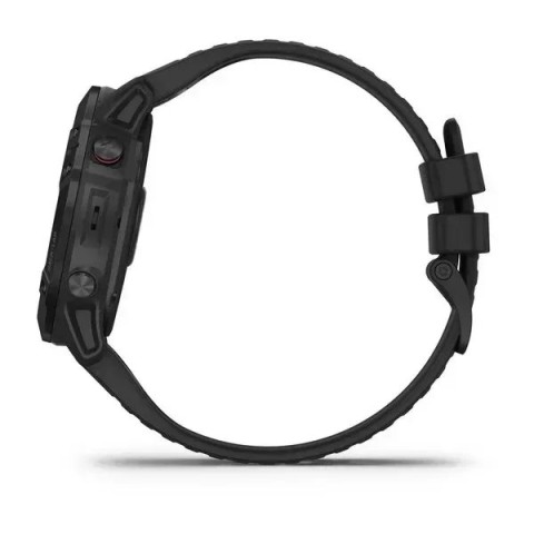 Смарт-часы Garmin fenix 6X Pro черные с черным ремешком