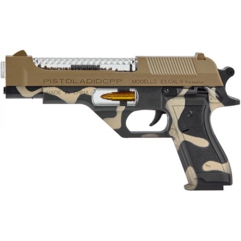 Пістолет світло-звуковий ZIPP Toys Desert Eagle у наборі з гранатою ц:камуфляж,коричневий