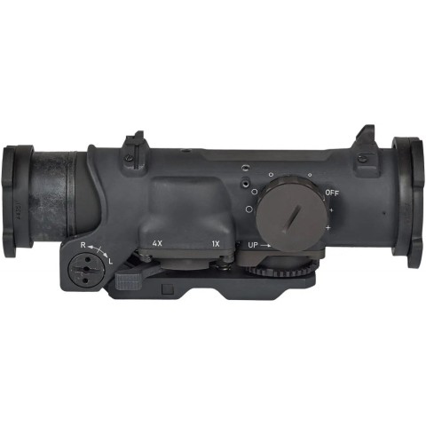 Прицел боевой оптический ELCAN Specter DR 1-4x DFOV14-L1 для калибра 5.56, A.R.M.S. Adj. Flip Cover&ARD, black