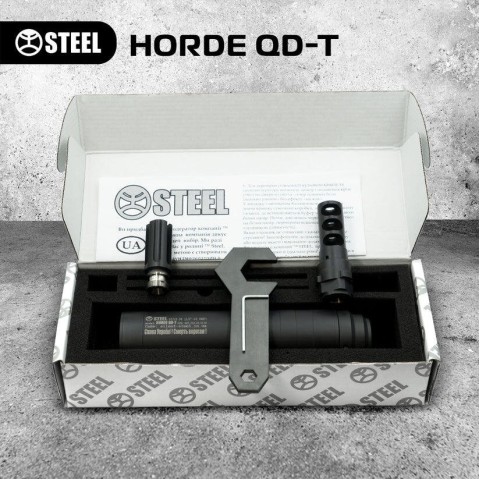 Глушитель STEEL HORDE QD-T SMALL 223 1/2*28