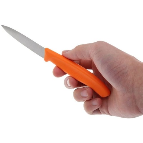 Кухонний ніж Victorinox SwissClassic Paring лезо 8см з помар. ручкою 2шт (блістер)