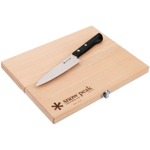 Ніж кухонний Snow Peak CS-207 Cutting Board Set M +  обробна дошка