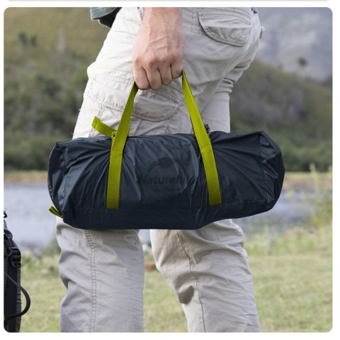 Намет надлегкий одномісний  з футпринтом Naturehike Cycling 1 NH18A095-D, 210T, темний зелений