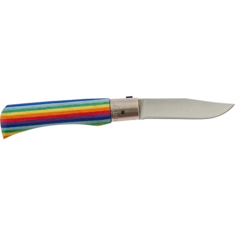 Нож Old Bear Rainbow S, W1.4060 steel, wood handle, rainbow