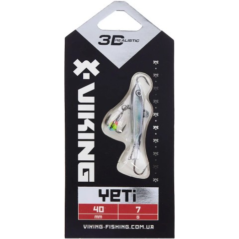 Балансир Viking Fishing Yeti Ice Jig 40mm 7.0g #14 Dark Mackerel