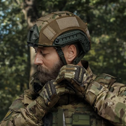 Маскувальний кавер на шолом Ukrarmor (універсальний) Мультикам