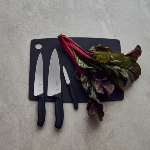 Набір кухонних ножів Victorinox Swiss Classic 3 ножа чорн 6.7133.3G