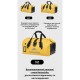 Водонепроникна дорожня сумка Naturehike CNK2450XB015, 90 л, жовта