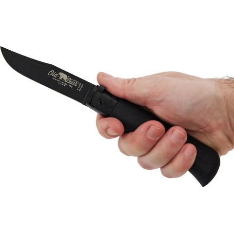 Нож Old Bear Total Black L, 1.4060 steel, wood handle, ц:black
