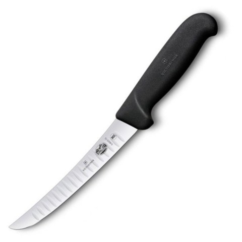 Кухонний ніж Victorinox Fibrox Boning лезо 15см ріфл. з чорн. ручкою