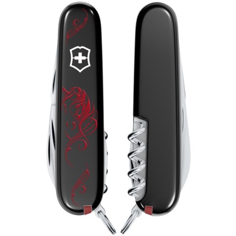 Складаний ніж Victorinox SPARTAN ZODIAC Червоний кінь 1.3603.3.Z5361u
