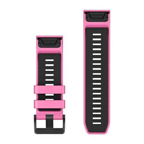 Ремінці для годинника Garmin QuickFit 26 силіконові рожеві (із 3 частин, для дайвінгу)