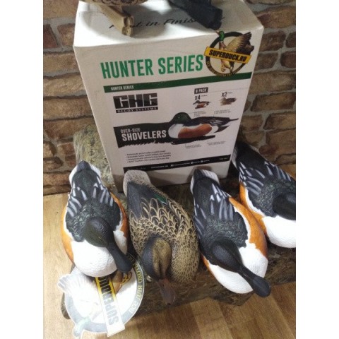 Чучела уток широконоски Greenhead Over Size комп. 6 шт.