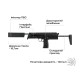 Пистолет пневматическая Umarex Heckler & Koch MP7A1 SD 4,5 мм Pellet