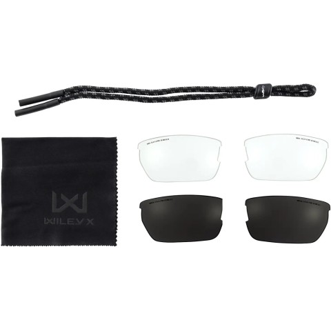 Очки защитные Wiley X WX Valor 2.5, 3 линзы (Grey/Clear/Light Rust) ц:tan