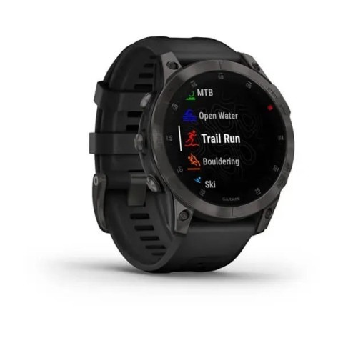 Смарт-годинник Garmin epix Gen 2 Sapphire чорний титановий