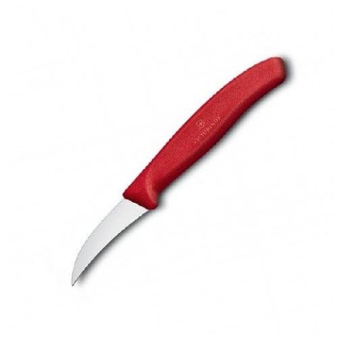 Кухонний ніж Victorinox SwissClassic Shaping лезо 6см вигн. з черв. ручкою