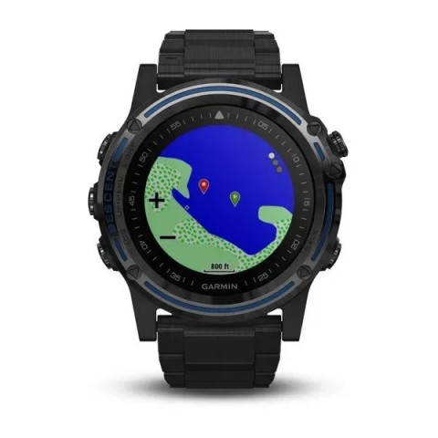 Смарт-часы Garmin Descent Mk1 карбоново-серые с титановым DLC ремешком