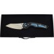 Нож Fox Jupiter Titanium ц:blue/black