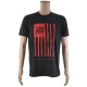 Футболка Savage SHORT SLEEVE T-SHIRT / RED SAVAGE FLAG L ц:черный