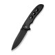 Ніж складаний туристичний Civivi Hyperpulse, (8.9 см) 14C28N / Aluminum чорний