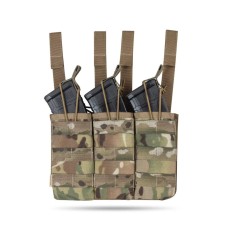Підсумок Ukrarmor потрійний під магазини АК/АR. Cordura 500D. Molle Мультикам